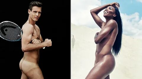 Venus Williams, Tomas Berdych pose for ESPN The Magazine's '