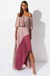 NOT YOUR BABY PLEATED MAXI DRESS Color block maxi dress, Ple
