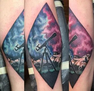 godkännandepriser Kolla på bästa service telescope tattoo - 