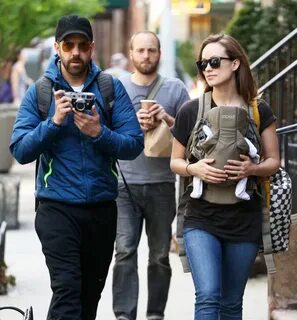 Olivia WIlde & Jason Sudeikis Take Baby Otis For A Stroll In