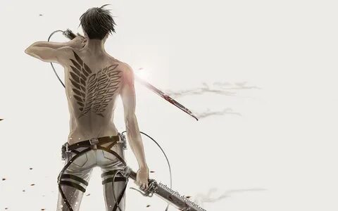 SnK-Levi_Wings of Freedom by RainNoir on DeviantArt Livai, L