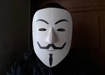 3D Printed Simple Guy Fawkes Mask by Tiger M. Cho Pinshape