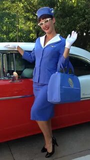 Flight Attendant Uniform: Costume Ideas Vintage outfits, Cos