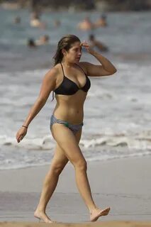 Danielle Fishel - wearing bikinis at a beach in Hawaii Holly