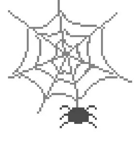 spider web pixel art gif WiffleGif