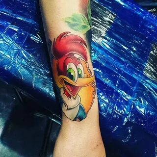 My Woody Woodpecker tattoo. Tattoos, Disney tattoos, Dad tat