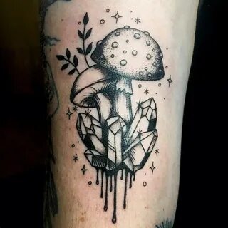 Татуировка грибы (59 фото)