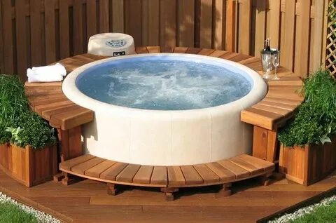 Softub ® Whirlpool A terrace is an oasis of well-being and b