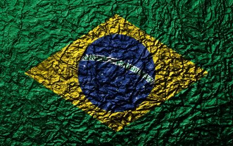 4K Flag Of Brazil Papéis de Parede Planos de Fundo