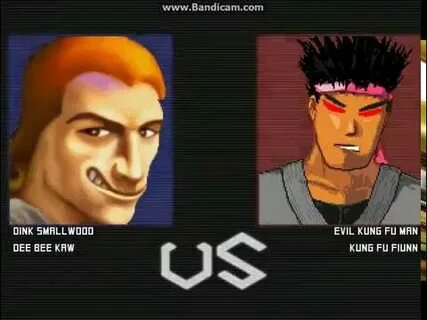 mugen dink smallwood and dee bee kaw vs evil kung fu man and