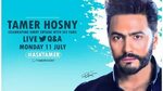 تامر حسني يحتفل بألبومه الجديد مع جمهوره عبر تويتر