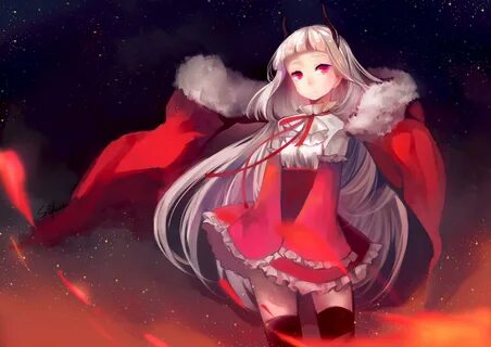 White Haired Red Eyes Anime Girl Wallpapers - Wallpaper Cave