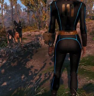 Tron Inspired Vault Suit Retexture - Fallout 4 / FO4 mods