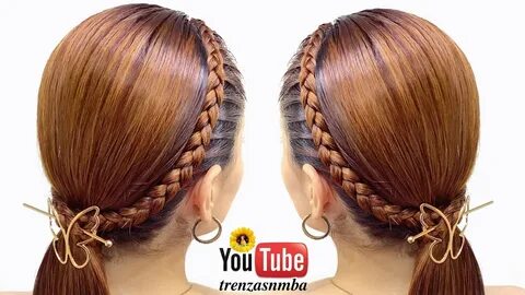 Hermoso peinado fácil en trenza peinados bonito para niñas t