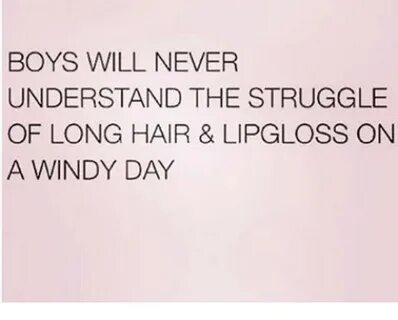 BOYS WILL NEVER UNDERSTAND THE STRUGGLE OF LONG HAIR & LIPGL