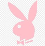 layboy rabbit, pink, bunny - play boy tattoo PNG image with 