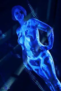 Halo 4 Cortana Body Paint My XXX Hot Girl
