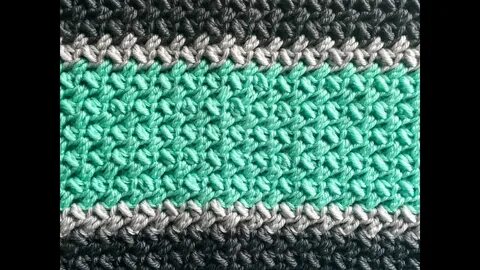 Baby Bean Stitch Crochet Tutorial - Left Handed - YouTube
