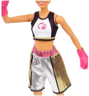 Характеристики модели Кукла Barbie Боксер брюнетка, GJL64 на