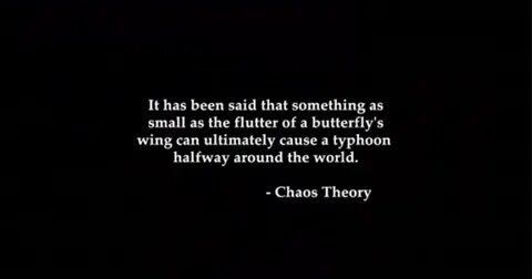 Chaos Theory Quote / Chaos Atticus Poetry Atticuspoetry Best