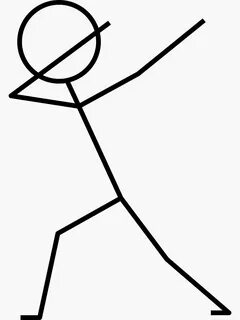 Dance Stick Figure Stickers Redbubble