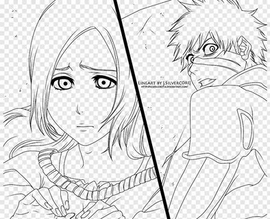 Bleach 546, lineart, female and male characters png PNGBarn