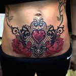 Amazing Roof Tattoos, Belly tattoos, Tummy tattoo