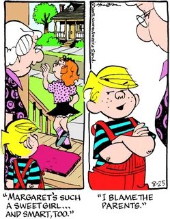 Dennis the Menace for 8/25/2015 Dennis the menace cartoon, D