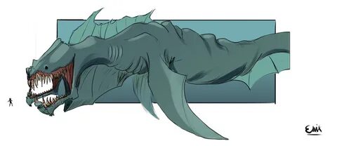 SCP-1128 - Aquatic Horror - concept art by 1JustAGuy1 on Dev