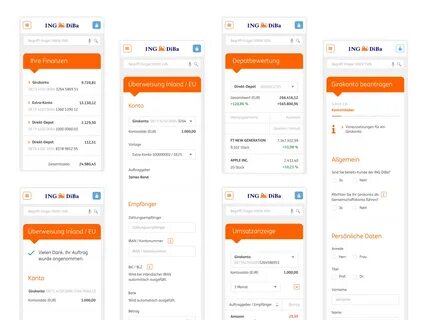 ING-DiBa Online Banking - Mobile Website by Duy Tran on Dribbble