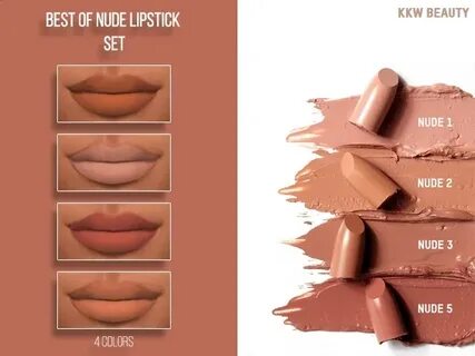 KKW LIPSTICKS COLLECTION (NUDE PART) - The Sims 4 Download -