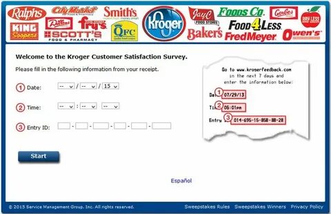 www.krogerfeedback.com - Kroger Customer Satisfaction Survey