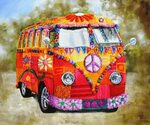 Hippie Van paintings