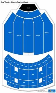 Fox Theatre Atlanta Seating Chart - RateYourSeats.com