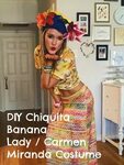 DIY Chiquita Banana Lady / Carmen Miranda Costume Carmen mir