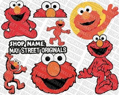 Elmo svg sesame street svg elmo cricut sesame street Etsy