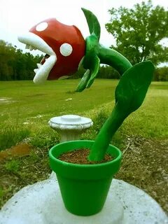 Awesome sculpture of Piranha plant (5 pics) - Izismile.com