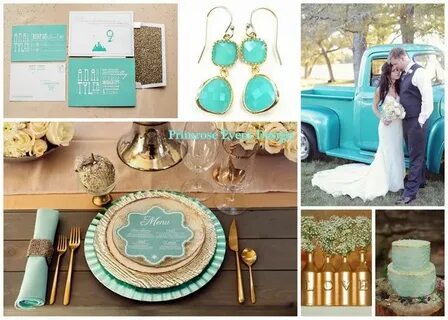 Turquoise and gold Wedding mood board, Teal wedding, Daisy w