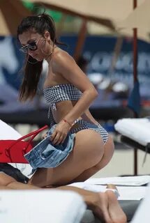 WAGS Miami' star Metisha Schaefer in a bandeau bikini at the