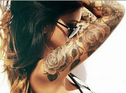 Pin by Heather Lehan on Tattoo ❤ Rose tattoo sleeve, Girls w