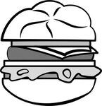 Download Transparent Png Burger Vector - ClipartKey