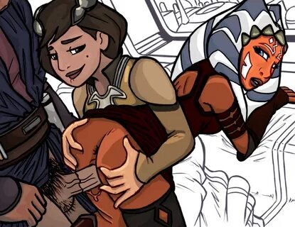 Anakin's threesome with ashoka & padme