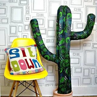 Giant Paper Mache Cactus - How To Make A Papier Mache Model 