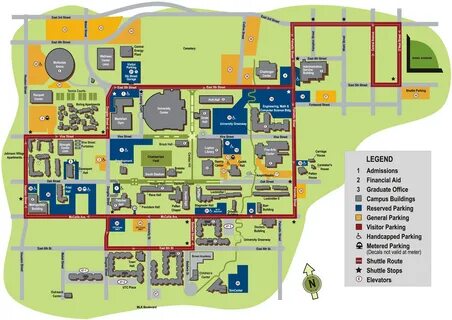Tennessee Campus Map Campus Map