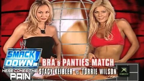 STACY KIEBLER vs TORRIE WILSON WWE HCTP BRA & PANTIES MATCH 