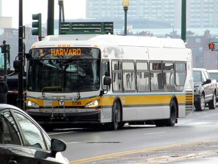 File:MBTA route 1 bus at Memorial Drive, December 2016.JPG -