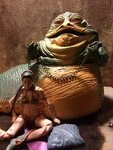 Jabba The Hutt and his new slave Star Wars Black Series SD. 