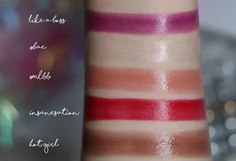 L'Oréal Paris Color Riche Shine lipsticks all swatches! Colo