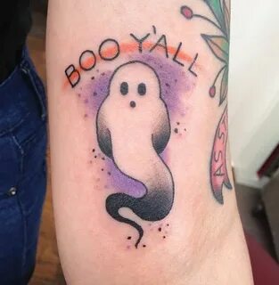 Ghost Tattoo Ideas (With images) Ghost tattoo, Halloween tat