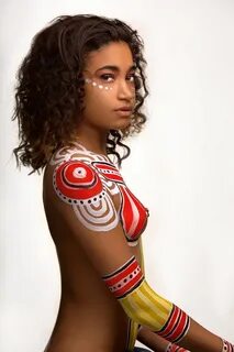 Native Fashion of the Six Major Continents Body art painting